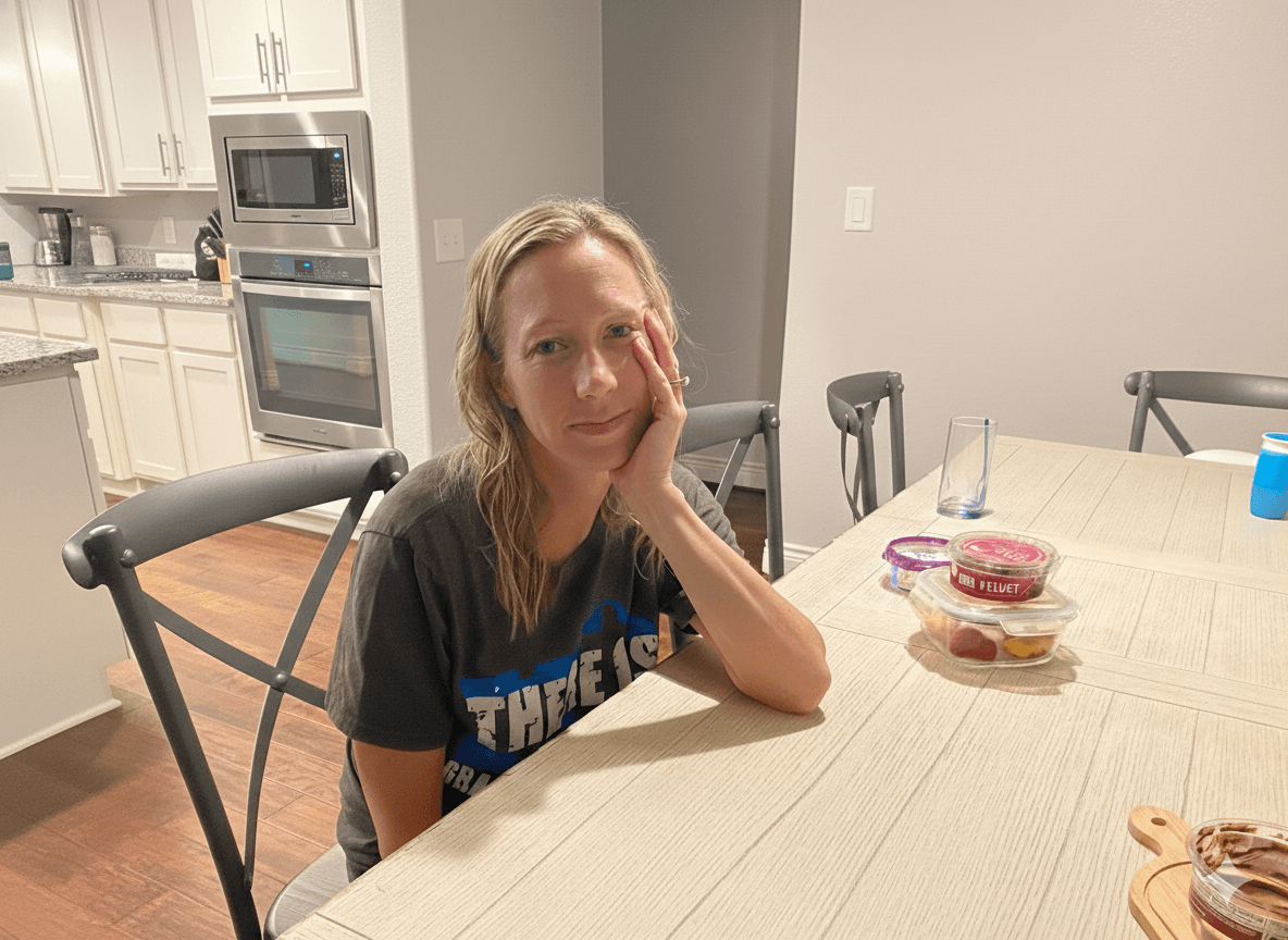 Aubree during mold illness