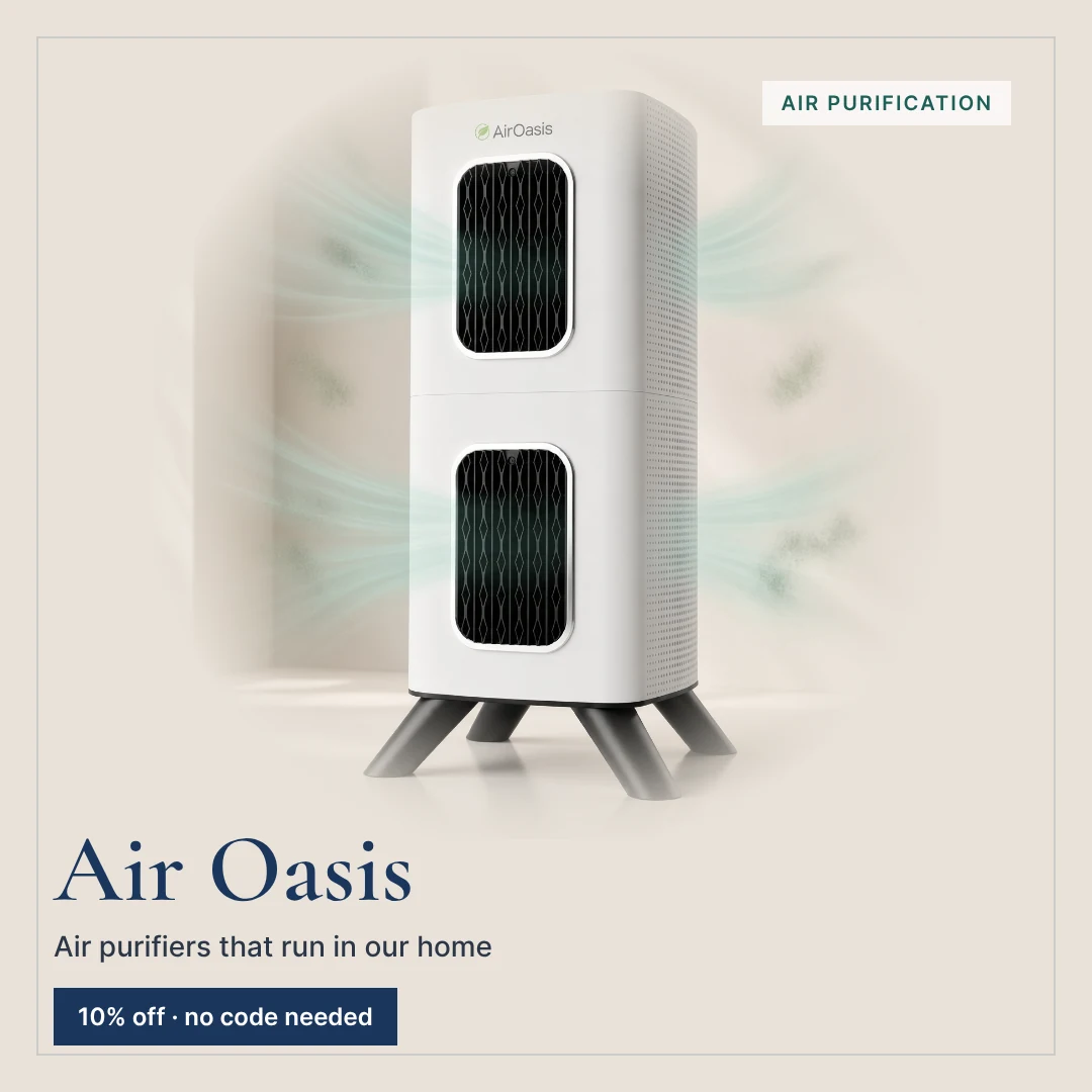 Air Oasis air purifier, 10% off