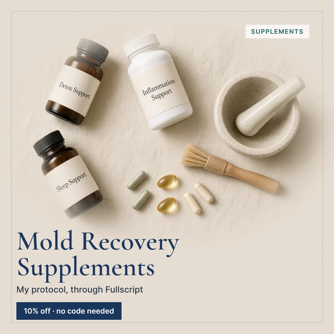 Mold recovery supplement protocol through Fullscript